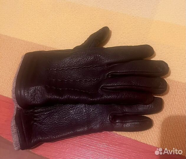 Мужские кожаные перчатки