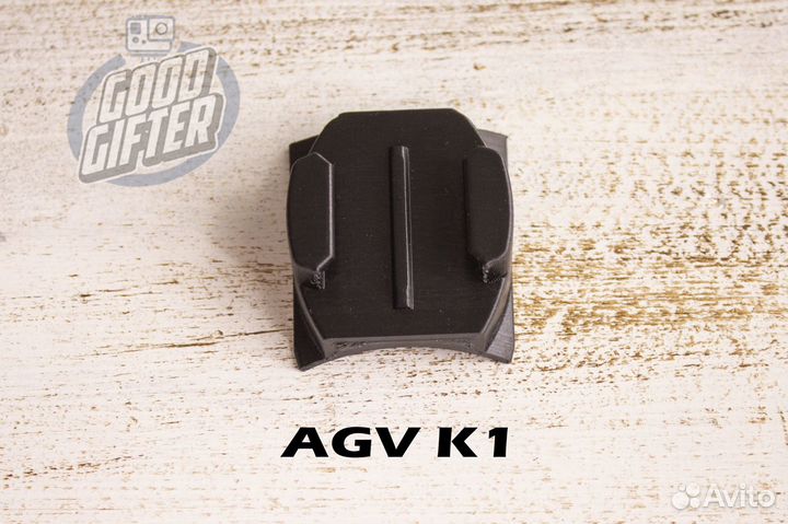 Крепление камеры GoPro на мотошлемы AGV K1