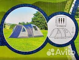 Палатка туристическая 3х местная 2х слойная