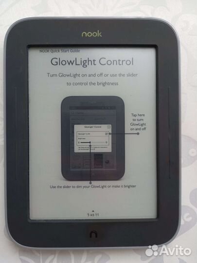 Электронная книга Nook 240mb