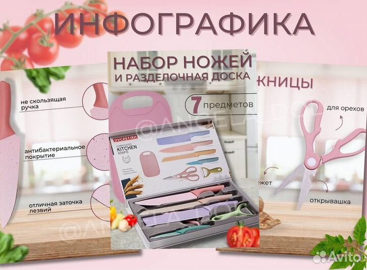 Инфографика для маркетплейсов wildberries ozon
