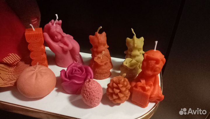 Свечи восковые ручной работы