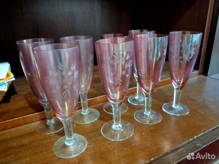 Хрустальные бокалы СССР