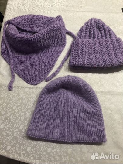 Комплект вязаный
