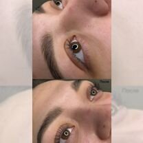 Модель на ламинирование ресниц