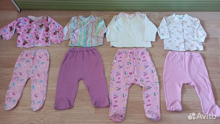 Одежда для девочки 0-3 месяцев