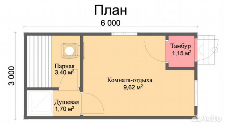 Каркасная баня