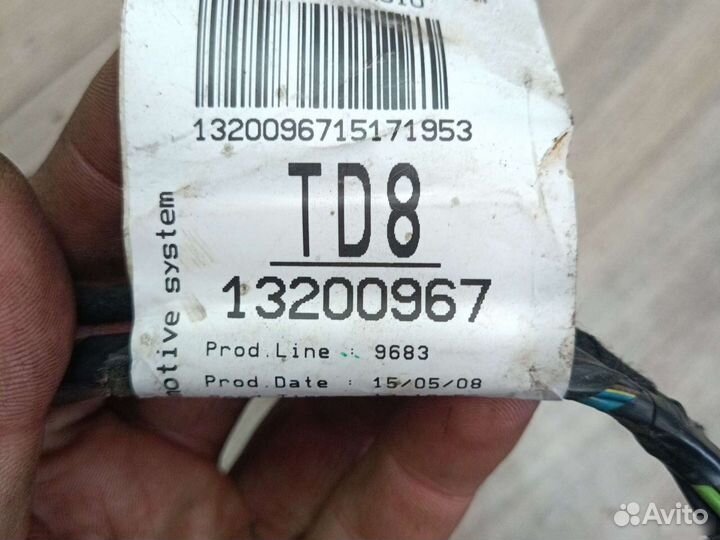 Проводка коса двери багажника Opel Corsa d Gm