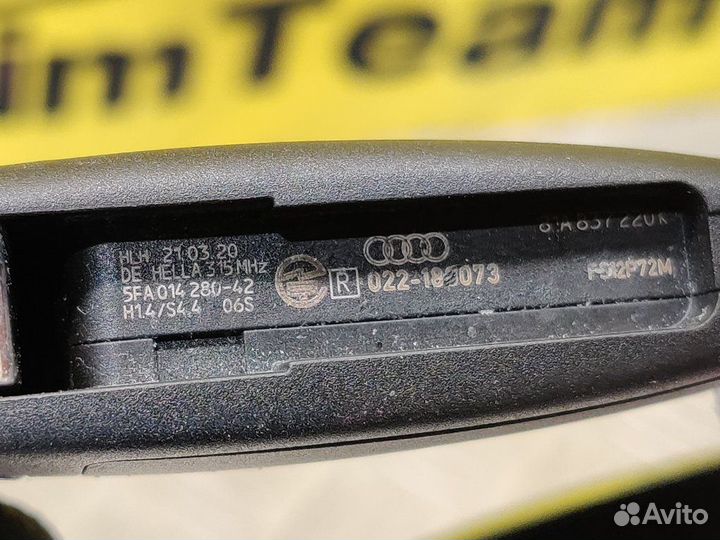 Ключ зажигания Audi Q3 F3 dfga 2020