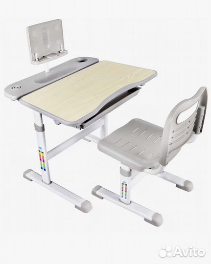 Комплект стол и стул Rifforma SET-17 клен/серый