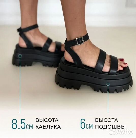Летние босоножки на платформе