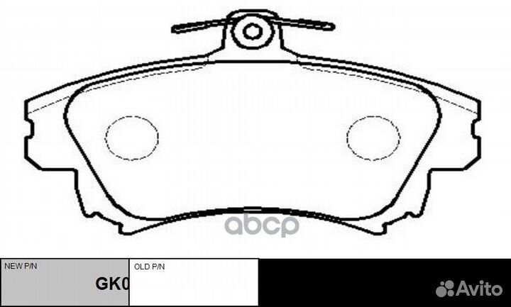 Колодки торм. mitsubishi carisma -06/colt 04/V