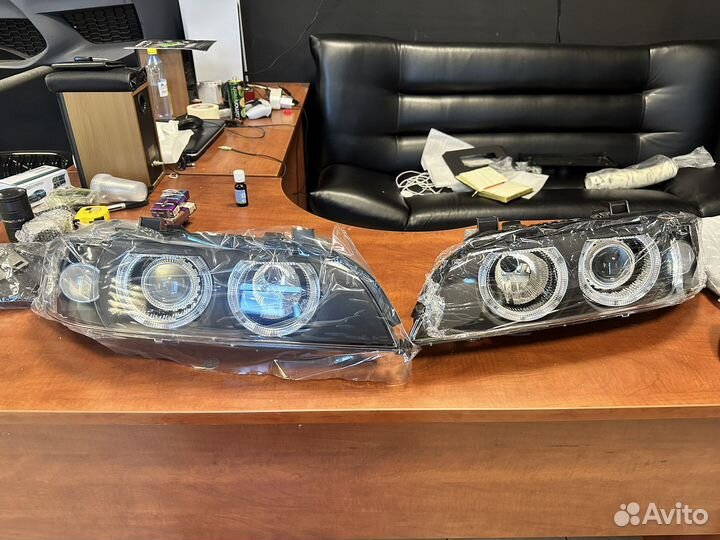 Bmw e39 передние фары оптика