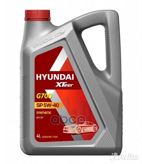 Hyundai XTeer Gasoline G700 5W40 (4L) масло