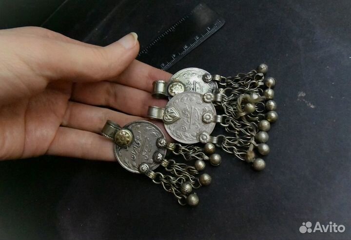 Подвеска кулон из старой монеты винтаж бохо ретро