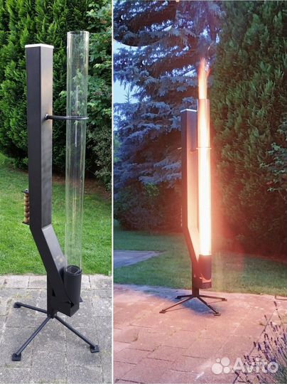 Камин - свеча / обогреватель для террасы