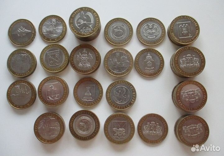 Коллекция биметаллических юбилейных монет