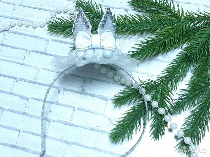 Новогодний ободок с короной