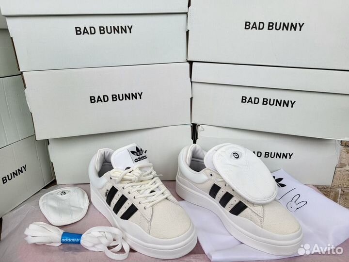 Кроссовки женские adidas forum low bad bunny