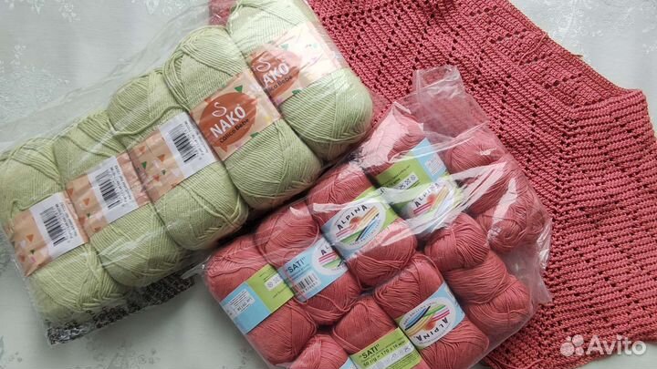 Пряжа для вязания хлопок
