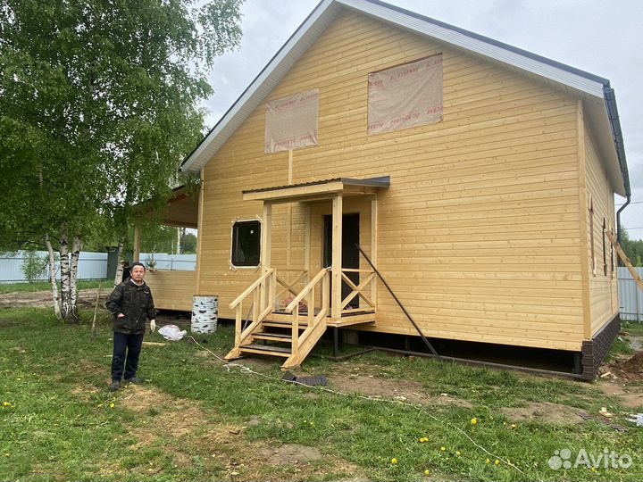 Потсроим дом под ключ 100м2 (работа + матирьял )