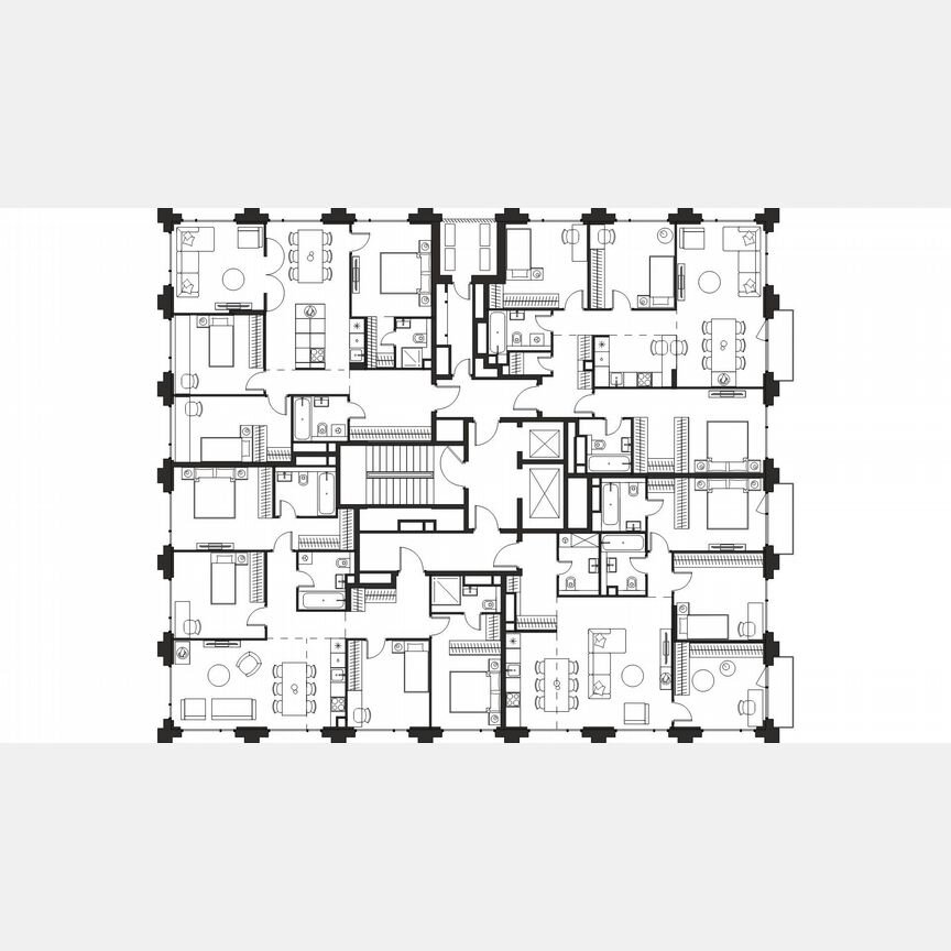 4-к. квартира, 96,2 м², 17/17 эт.