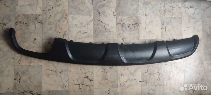 Накладка заднего бампера hyundai santa fe