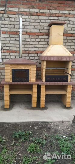 Печь для комплекса барбекю