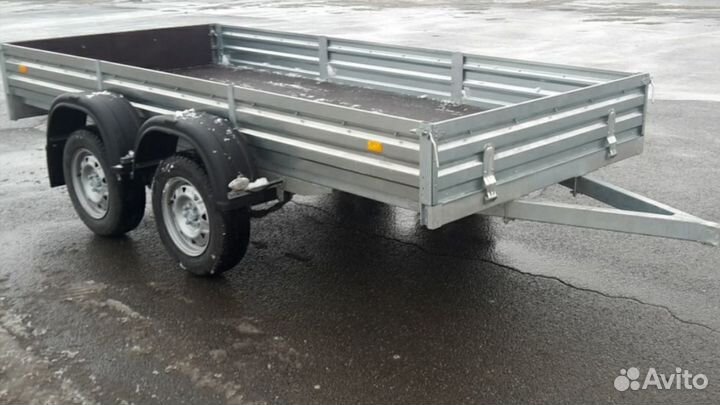 Прицеп 345х151 двухосный легковой мзса,защит Е