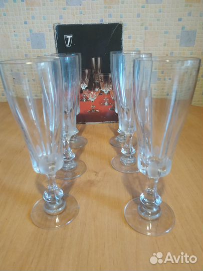 Фужеры,бокалы,стопки хрусталь