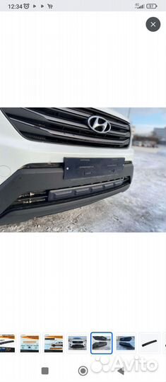 Зимняя защита радиаторана бампер creta