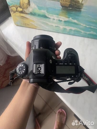 Зеркальный фотоаппарат canon 6d+объектив 50мм