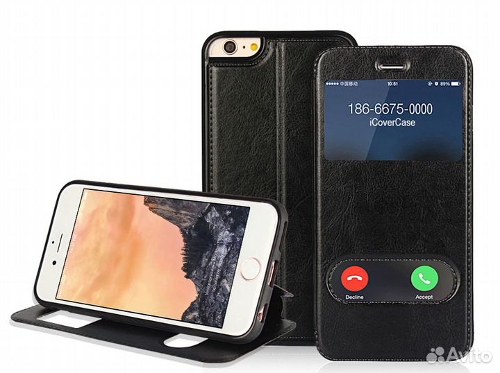 Чехол-книжка на iPhone XS Max новый