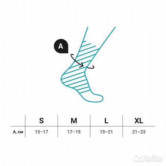 Oртез на голеностопный сустав с ребрами жесткости