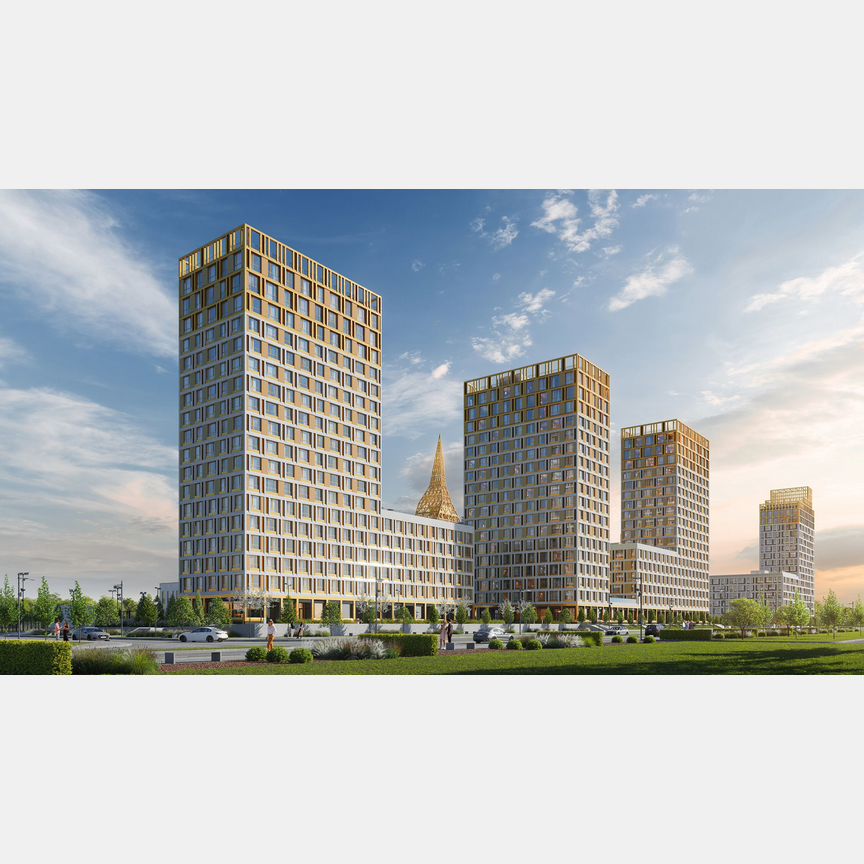 2-к. квартира, 69 м², 17/18 эт.