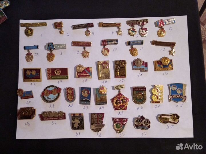 Значки СССР знаки отличия ромбы воины россии