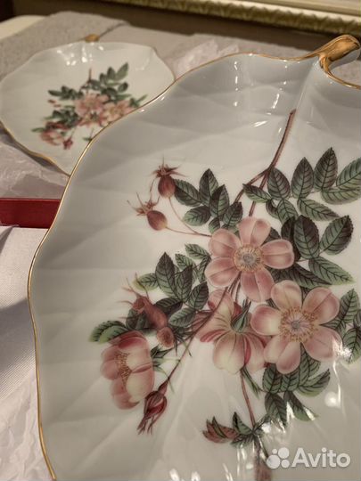 Фарфоровая посуда Royal Porcelain блюда Листья