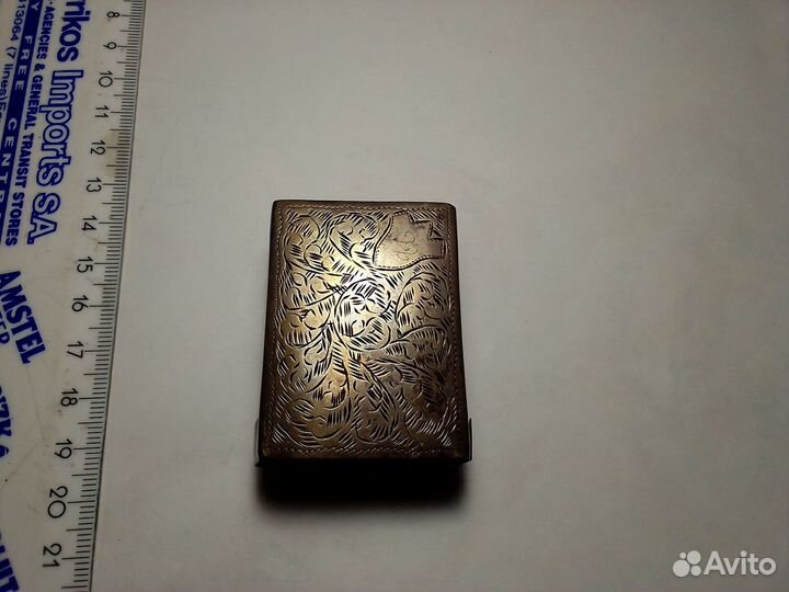 Спичечница серебро Пр.800
