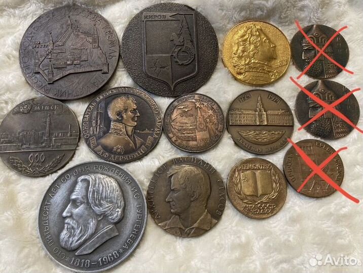 Настольные медали