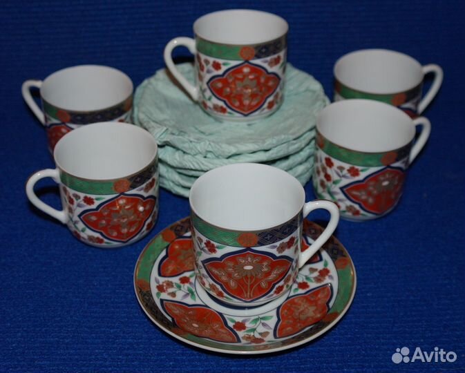 Кофейный набор. Литофания. Morita, Япония