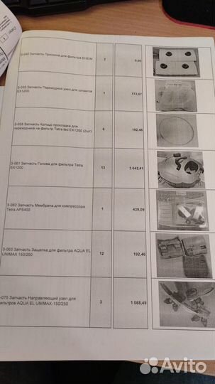 Запасные части к фильтрам AquaEL,Tetra