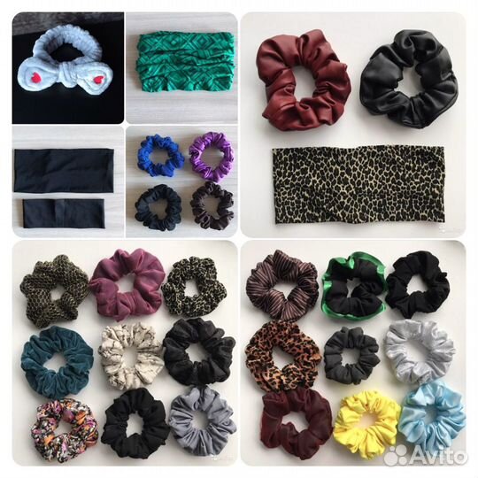 Резинки для волос. Повязки для волос. Новые