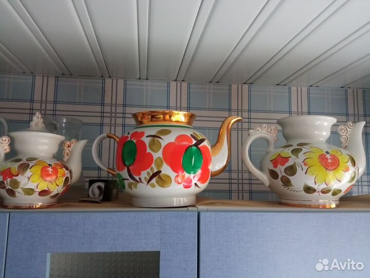 Чайники фарфоровые СССР