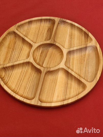 Менажница, фруктовница, дерево Ясень, Ручной раб