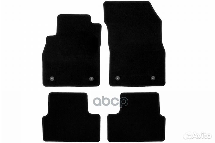 Klever Коврики салона chevrolet cruze 09- (компл