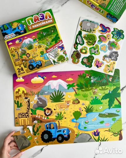 Новые пазлы детские от 15 до 60 деталей