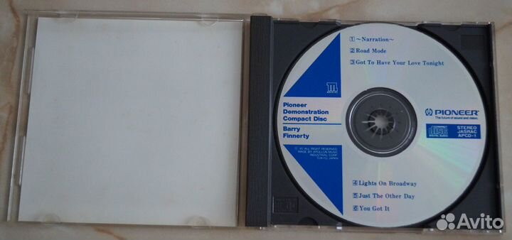 Оригинальный демонстрационный CD Pioneer apsd-1