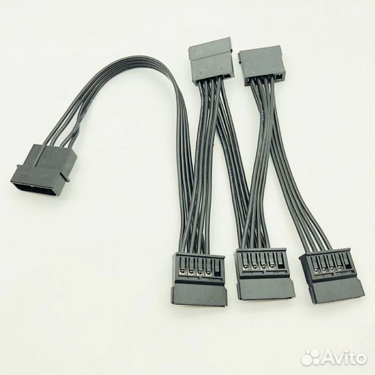 Новый Кабель разветвитель питания Molex на SATA x5
