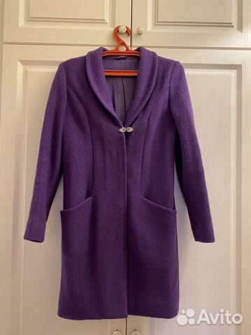 Пальто женское демисезон, шерсть, 42 размер