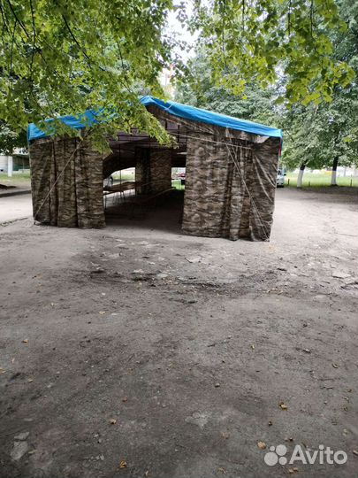 Прокат палаток, услуги поворов